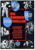 Oss baroner emellan 1940 poster Adolf Jahr