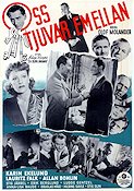 Oss tjuvar emellan 1944 movie poster Karin Ekelund Lauritz Falk