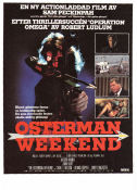 The Osterman Weekend 1983 movie poster Rutger Hauer Burt Lancaster Craig T Nelson Sam Peckinpah