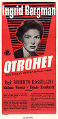 Non credo piu all´amore 1954 movie poster Ingrid Bergman Mathias Wieman Renate Mannhardt Roberto Rossellini