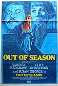 Out of Season 1975 movie poster Vanessa Redgrave Cliff Robertson Susan George Alan Bridges