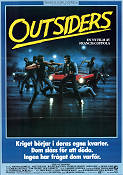 The Outsiders 1983 poster Tom Cruise Francis Ford Coppola