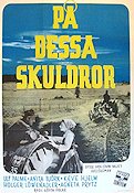 På dessa skuldror 1948 movie poster Ulf Palme Anita Björk Keve Hjelm Writer: Sven Edvin Salje