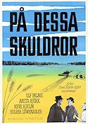 På dessa skuldror 1948 movie poster Ulf Palme Anita Björk Keve Hjelm Writer: Sven Edvin Salje