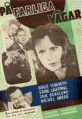 På farliga vägar 1944 movie poster Sture Lagerwall Birgit Tengroth Per-Axel Branner