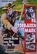 På förbjuden mark 1956 poster Charlton Heston