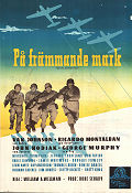 På främmande mark 1949 poster Van Johnson Ricardo Montalban John Hodiak William A Wellman Krig