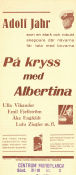 På kryss med Albertina 1938 poster Adolf Jahr Ulla Wikander Emil Fjellström Per-Axel Branner