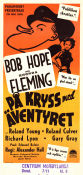 På kryss med äventyret 1949 poster Bob Hope Rhonda Fleming Roland Young Alexander Hall Skepp och båtar Resor Musikaler