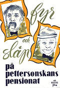 Krudt med knald 1931 movie poster Fyrtornet och Släpvagnen Fy og Bi Carl Schenström Lau Lauritzen Denmark