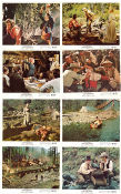 Paint Your Wagon 1969 lobby card set Lee Marvin Clint Eastwood Jean Seberg Joshua Logan Musicals