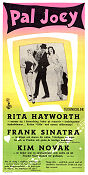 Pal Joey 1958 poster Frank Sinatra Rita Hayworth Kim Novak George Sidney Musikaler