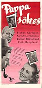 Pappa sökes 1947 poster Sickan Carlsson Arne Mattsson