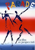 Parade 1975 movie poster Karl Kossmayer Jacques Tati