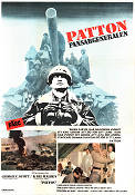 Patton 1970 movie poster George C Scott Karl Malden Franklin J Schaffner War