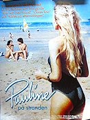 Pauline a la plage 1983 movie poster Amanda Langlet Eric Rohmer Beach