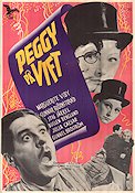 Peggy på vift 1946 movie poster Marguerite Viby Gunnar Björnstrand Stig Järrel Arne Mattsson