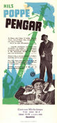 Pengar 1946 movie poster Sigge Fürst Carl Reinholdz Inga Landgré Nils Poppe Money