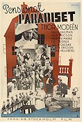 Pensionat Paradiset 1937 movie poster Thor Modéen Julia Caesar Weyler Hildebrand Lili Ziedner Skärgård