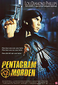 Pentagrammorden 1990 poster Lou Diamond Phillips Tracy Griffith Robert Resnikoff