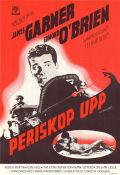 Periskop upp 1959 poster James Garner Edmond O´Brien Andra Martin Gordon Douglas Skepp och båtar Dykning