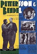 Pettersson och Bendel 1933 movie poster Adolf Jahr Semmy Friedmann Isa Quensel