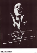 Piaf 1980 poster Birgit Carlstén Find more: Riksteatern Find more: Teater