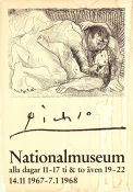 Picasso Nationalmuseum 1967 poster Find more: Museum