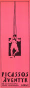 The Adventures of Picasso 1978 movie poster Gösta Ekman Hans Alfredson Lena Olin Lena Nyman Tage Danielsson Poster artwork: Per Åhlin Production: AB Svenska Ord Find more: Skåne