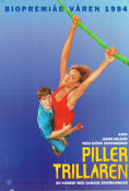 Pillertrillaren 1994 movie poster Jakob Eklund Kayo Shekoni Kent Andersson Björn Gunnarsson Mountains