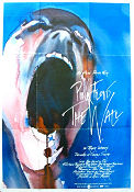 Pink Floyd The Wall 1982 movie poster Pink Floyd Bob Geldoff Alan Parker Rock and pop Artistic posters