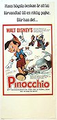 Pinocchio 1940 movie poster Dickie Jones Norman Ferguson Writer: Carlo Collodi Animation