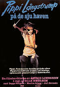 Pippi in the South Seas 1970 movie poster Inger Nilsson Beppe Wolgers Olle Hellbom Writer: Astrid Lindgren Find more: Pippi Långstrump