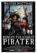 Pirates 1986 poster Walter Matthau Roman Polanski