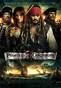Pirates of the Caribbean On Stranger Tides 2011 movie poster Johnny Depp Penelope Cruz Rob Marshall