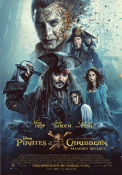 Pirates of the Caribbean: Salazar´s Revenge 2017 poster Johnny Depp Geoffrey Rush Javier Bardem Joachim Rönning