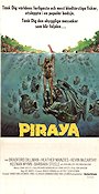 Piranha 1978 movie poster Barbara Steele Roger Corman Beach Fish and shark