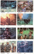 Platoon 1986 lobby card set Charlie Sheen Tom Berenger Willem Dafoe Oliver Stone War
