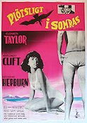 Suddenly Last Summer 1959 movie poster Elizabeth Taylor Montgomery Clift Katharine Hepburn Joseph L Mankiewicz