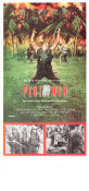 Platoon 1986 movie poster Charlie Sheen Tom Berenger Willem Dafoe Keith David Forest Whitaker Johnny Depp Oliver Stone War