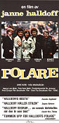 Polare 1976 movie poster Thomas Hellberg Ted Åström Göran Stangertz Anki Lidén Christer Jonsson Jan Halldoff Writer: Lars Molin