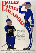 Polis Paulus påskasmäll 1925 movie poster Fyrtornet och Släpvagnen Fy og Bi Gustaf Molander Holiday