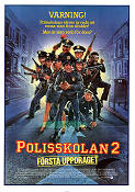 Polisskolan 2 1985 poster Steve Guttenberg Bubba Smith David Graf Jerry Paris Poliser