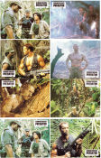 Predator 1987 lobby card set Arnold Schwarzenegger Carl Weathers Kevin Peter Hall John McTiernan