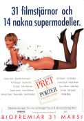 Pret-a-Porter 1994 poster Helena Christensen Sophia Loren Julia Roberts Robert Altman Damer