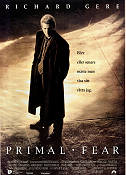 Primal Fear 1995 movie poster Richard Gere Laura Linney Edward Norton Gregory Hoblit
