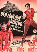 Prince of Foxes 1949 movie poster Tyrone Power Orson Welles