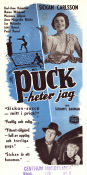 Puck heter jag 1951 movie poster Sickan Carlsson Karl-Arne Holmsten Povel Ramel John Botvid Schamyl Bauman