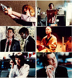 Pulp Fiction 1994 lobby card set John Travolta Bruce Willis Uma Thurman Samuel L Jackson Tim Roth Quentin Tarantino