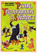 The Sword in the Stone 1963 movie poster Rickie Sorensen Wolfgang Reitherman Animation